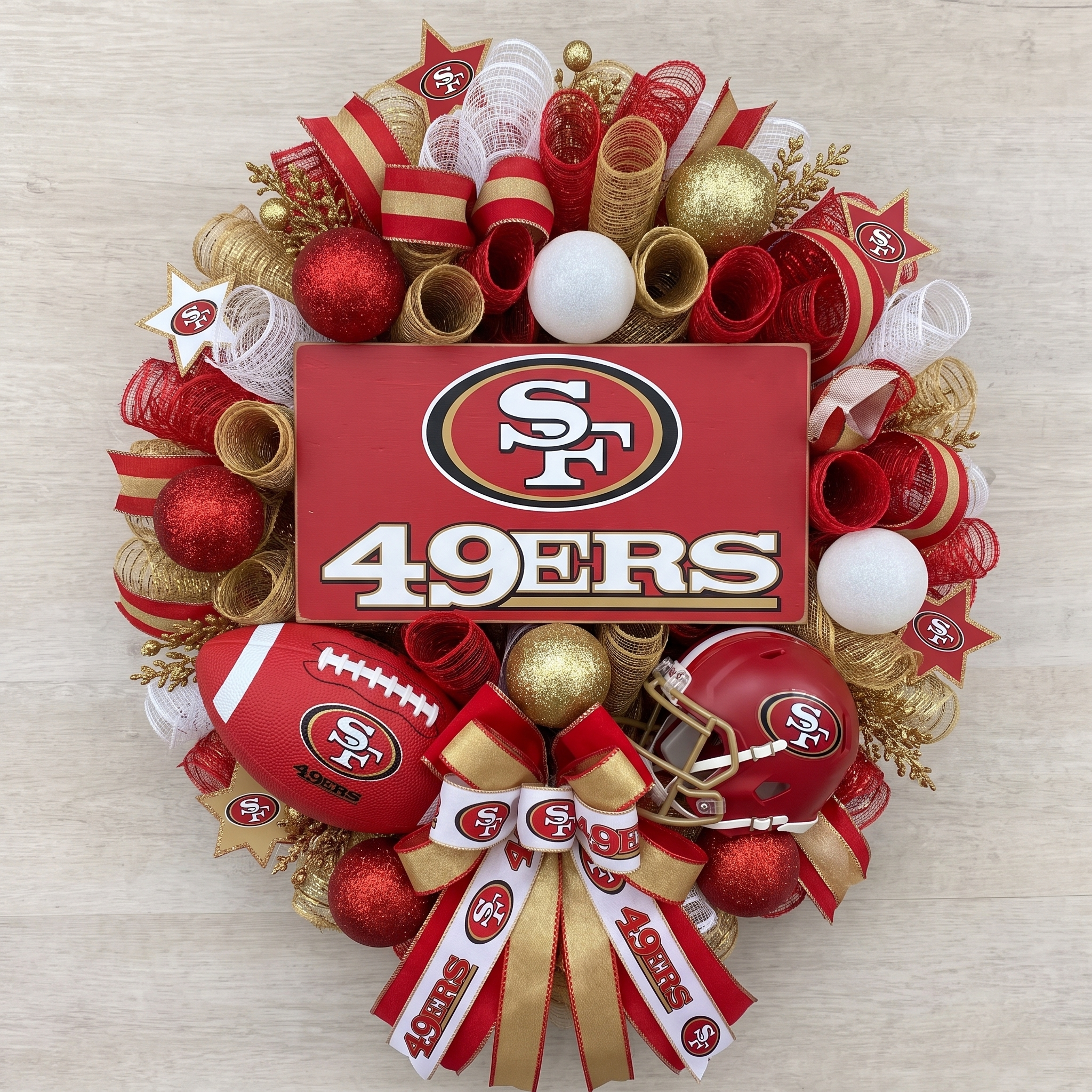 AMERICAN FOOTBALL WREATHS